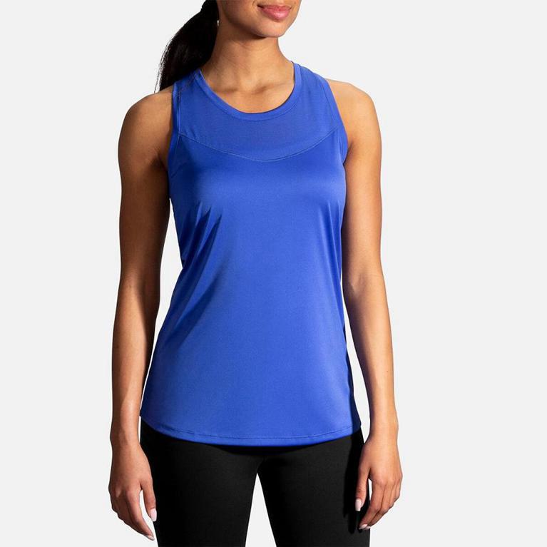 Brooks Stealth Women's Running Tank Top - Blue (57904-LXJY)